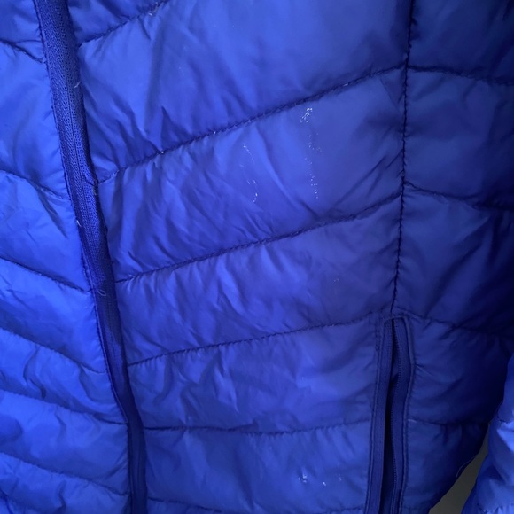 Royal blue light puffer coat - Picture 4 of 4